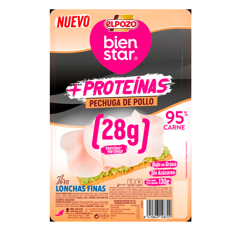 35119 EL POZO KIPFILET PROTEÏNE 130GR