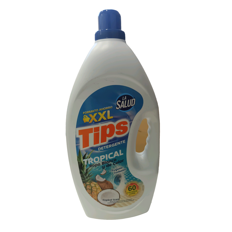 35521 LA SALUD DETERGENTE LIQ. TROPICAL 4L 60LAV