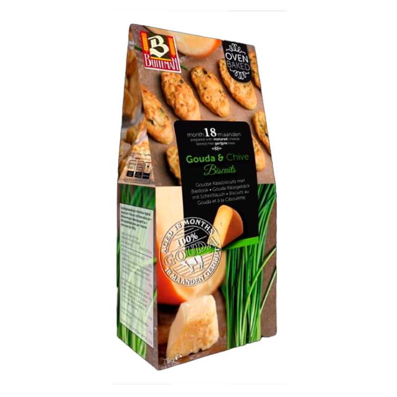 4062 BUITEMAN BISCUITS AU GOUDA ET À LA CIBOULETTE 75 G
