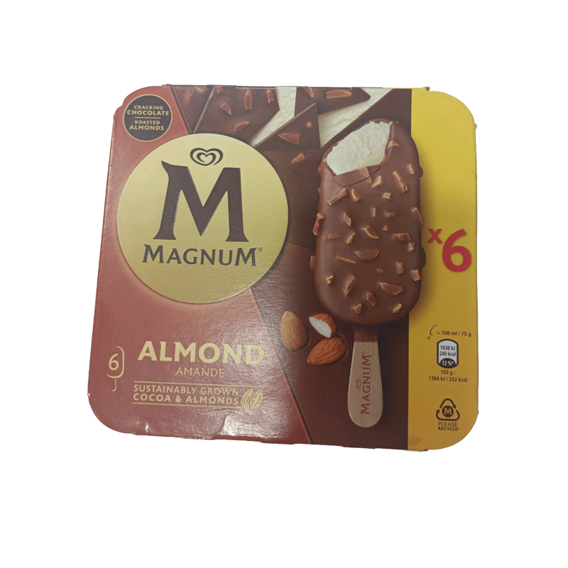 4805 FRIGO MAGNUM MANDEL 110ML PACKUNG6