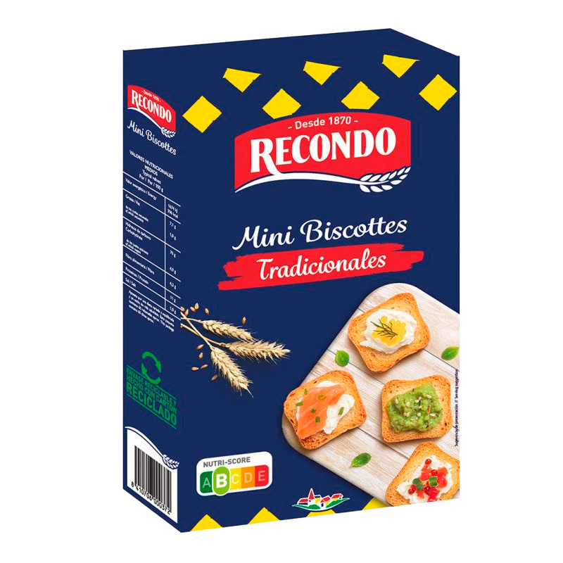71153 RECONDO MINI BISCOTE 120 GR