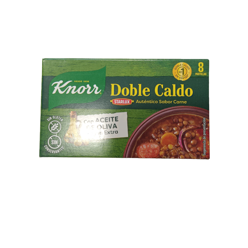 104865 KNORR DUBBELE BOUILLON OLIJFOLIE 8 TABLETTEN