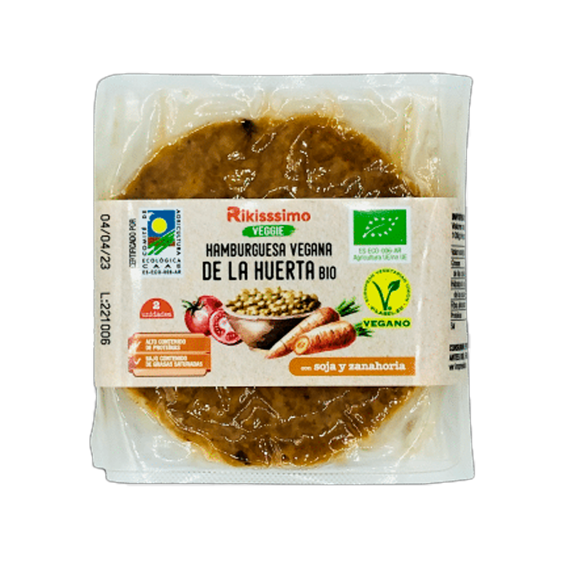 28413 RIKISSIMA HAMBURGUESA BIO VEGANA HUERTA 80GR