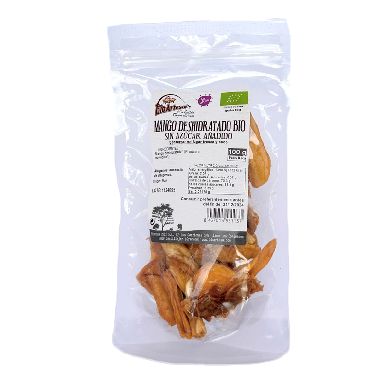 29873 BIOARTESA MANGO DESHIDRATADO 100GR