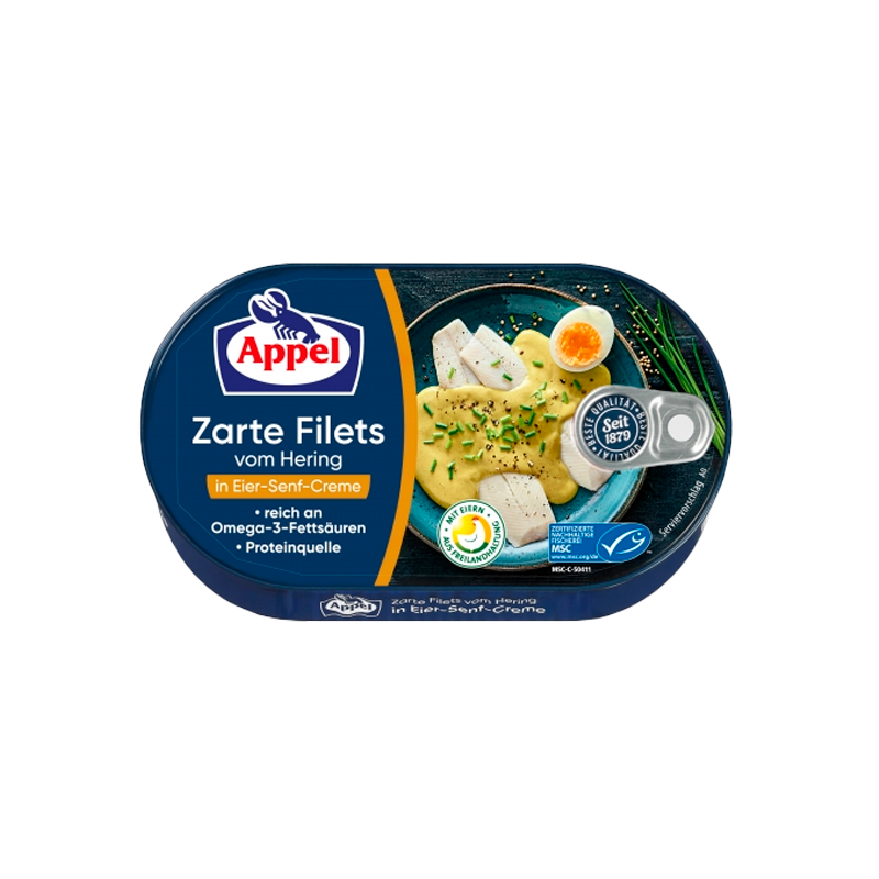 35732 APPEL ARENQUE EN CREMA DE HUEVO Y MOSTAZA 200GR