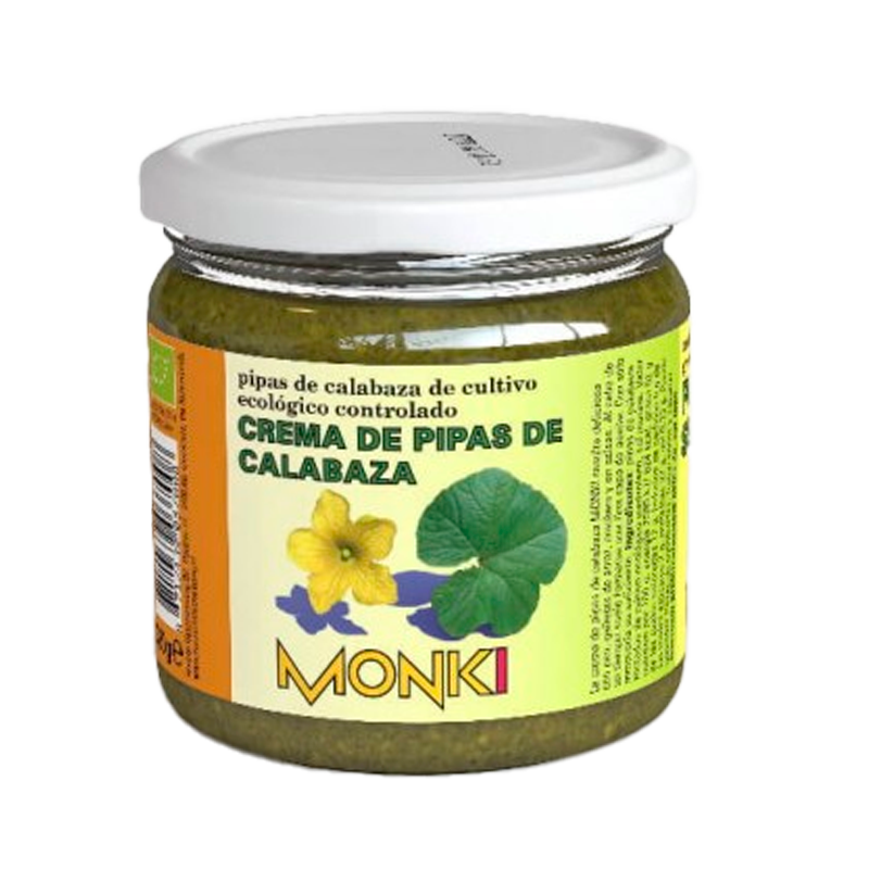 36473 MONKI CREMA SEMILLAS DE CALABAZA BIO 330GR