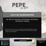 36577 LA SELVA BACON AHUMADO NATURAL LONCHAS 150GR