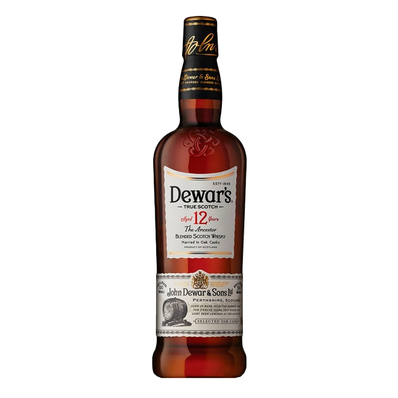 6801 DEWARS WHISKY 12 YEARS OLD 70CL