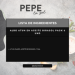 36745 ALBO ATUN EN ACEITE GIRASOL PACK 6 UNIDADES