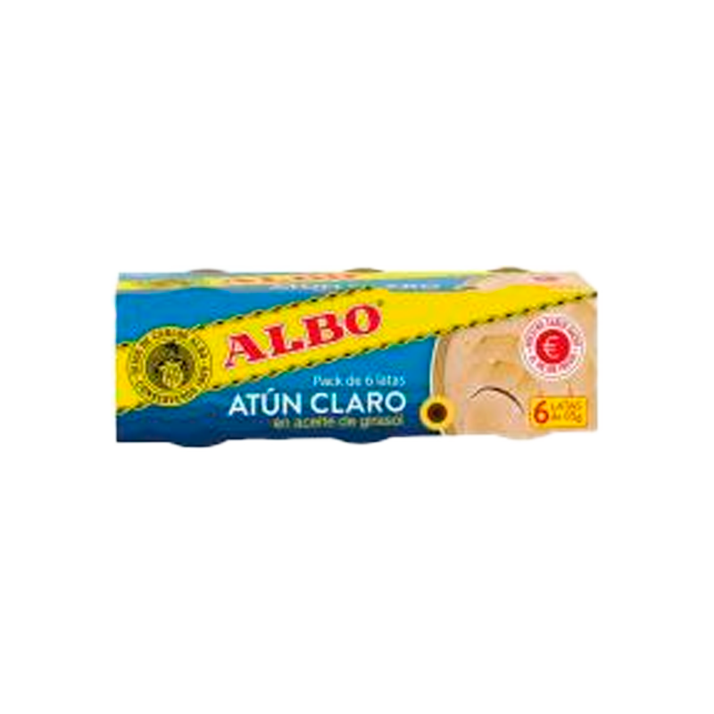 36745 ALBO ATUN EN ACEITE GIRASOL PACK 6 UNIDADES