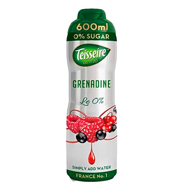 36780 TEISSEIRE SIROP GRANADINA ZERO 600CL