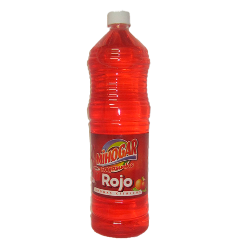 36792 MIHOGAR FREGASUELOS ROJO 1,5L