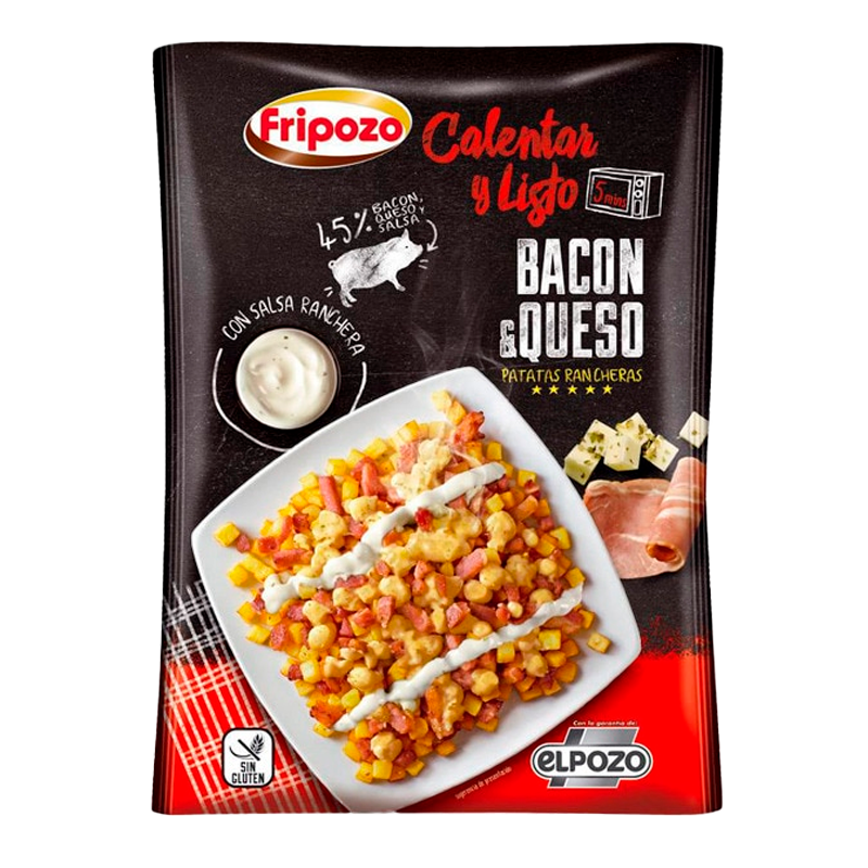 36814 FRIPOZO PATATAS RANCHERAS BACON Y QUESO 250GR