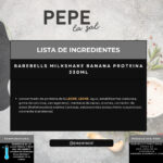 37011 BAREBELLS MILKSHAKE BANANA PROTEINA 330ML
