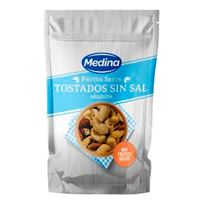 37114 MEDINA COCKTAIL NUTS ROASTED UNSALTED 125GR