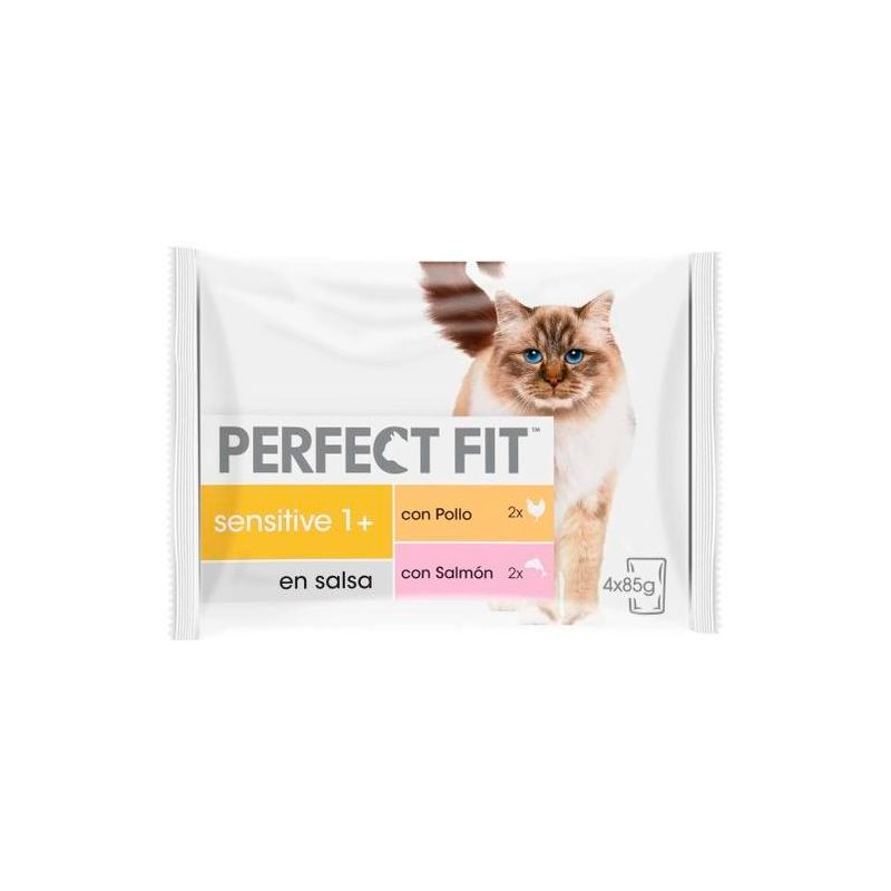28172 PERFECT FIT CAT FOOD SENSITIVE 485G TUBS