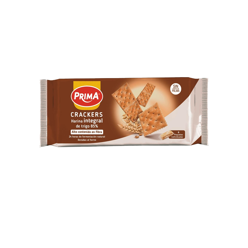36808 PRIMA CRACKERS FARINE COMPLÈTE 250 GR