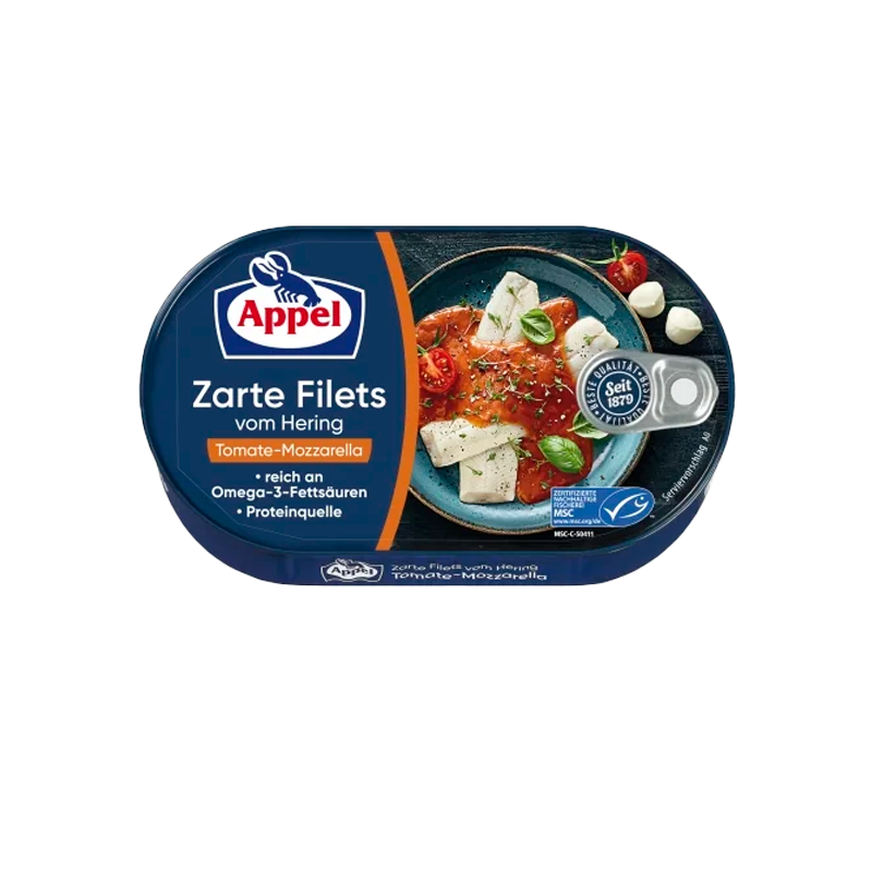 37212 APPEL ARENQUE CREMA TOMATE Y MOZZARELLA 170GR