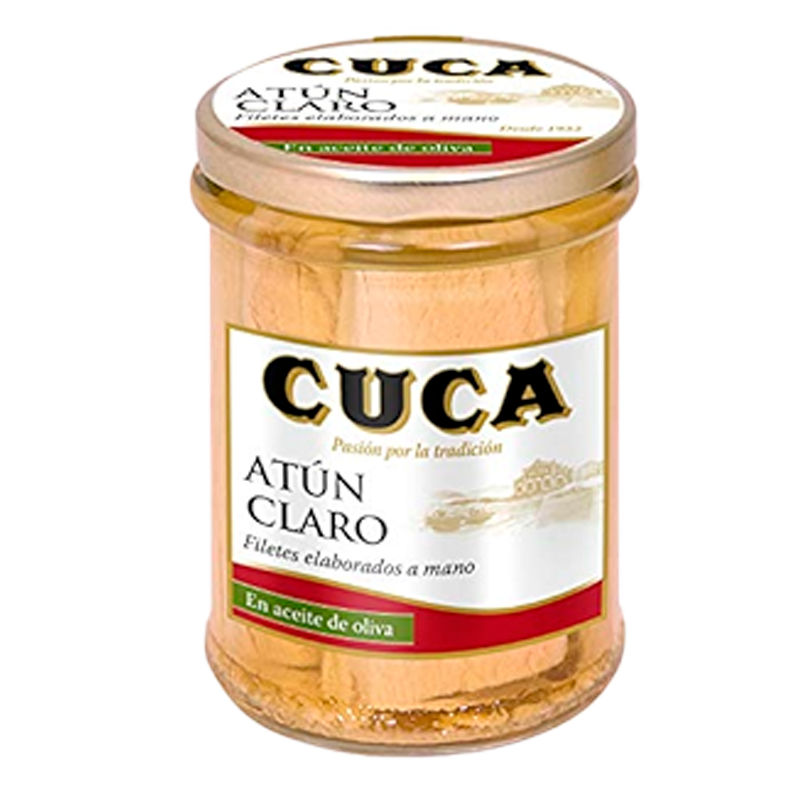 37266 CUCA FILETE ATUN CLARO ACEITE OLIVA 180GR