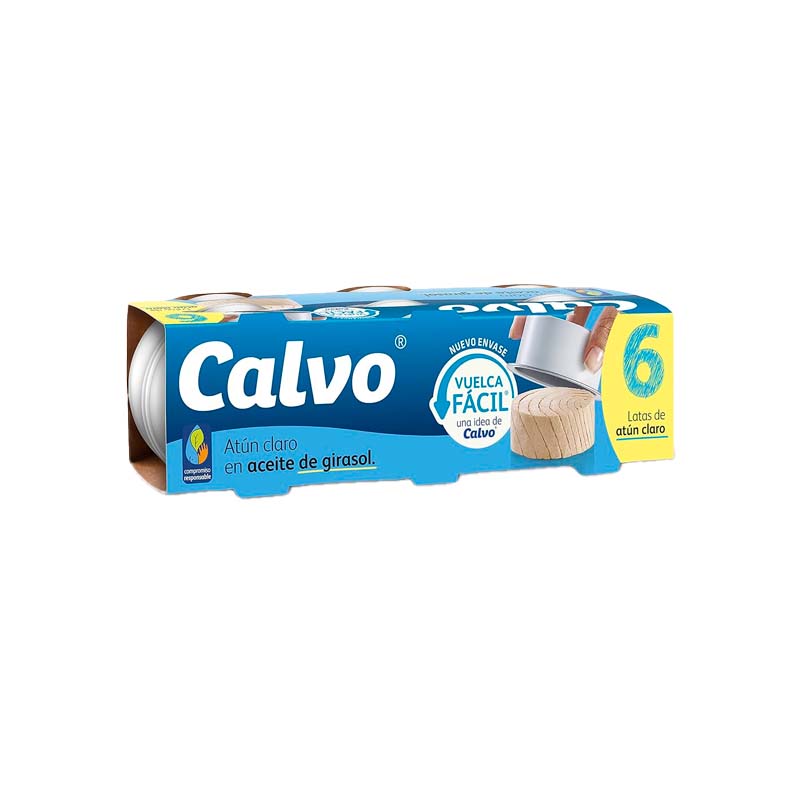 4612 CALVO ATUN ACEITE GIRASOL 6UD