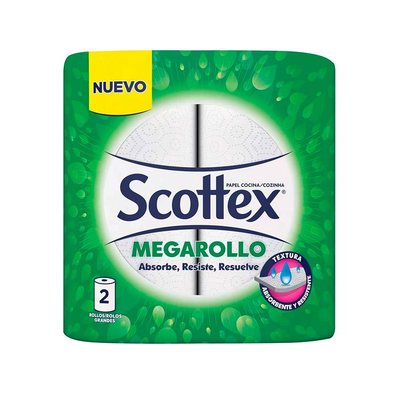 555903 SCOTTEX KEUKENDOEKEN MEGAROLLO PAK 2
