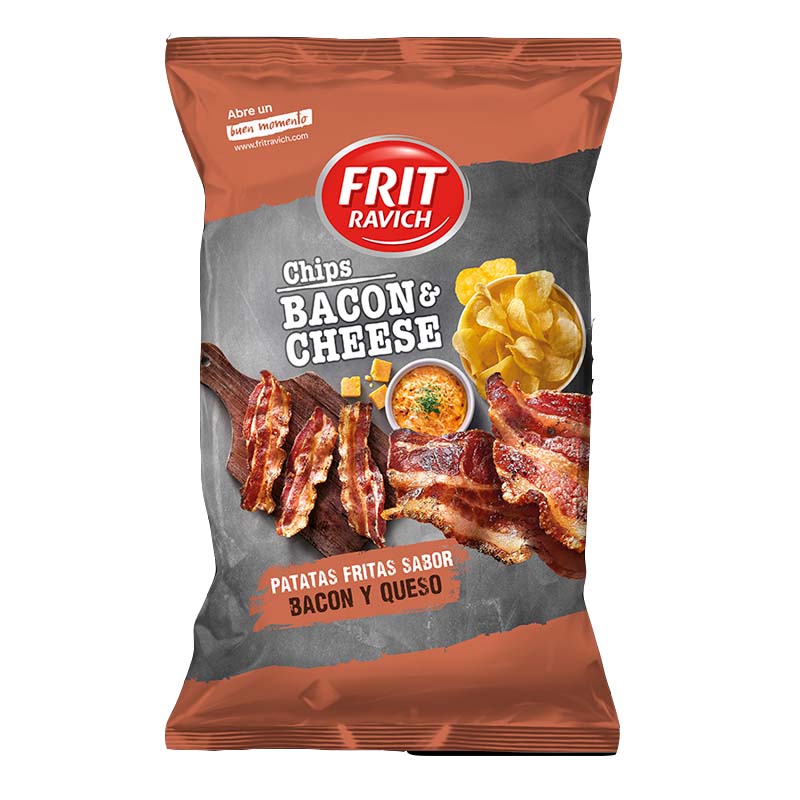 24499 FRIT RAVICH CHIPS BACON CHEESE 125 GR