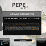 37015 CALVE WHISKEY COCKTAIL SALSA 320ML