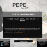 37509 FERRER SALSA BARBACOA CHIPOTLE 315GR