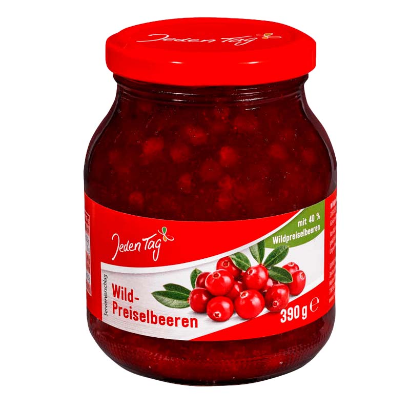 37684 JEDEN TAG WILDPREISELBEEREN 390GR