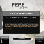 1400019 MAGGI SPAGUETTI CARBONARA 35G