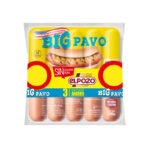 37866 EL POZO SALCHICHAS FRANKFURT BIG PAVO PACK 3