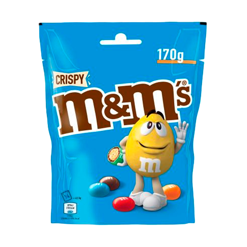 15618 M&M'S KNUSPRIG MIT KEKSEN 170GR