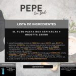 38097 EL POZO PASTA BOX ESPINACAS Y RICOTTA 280GR