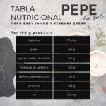 100037 HERO BABY JAMON Y VERDURA 235GR