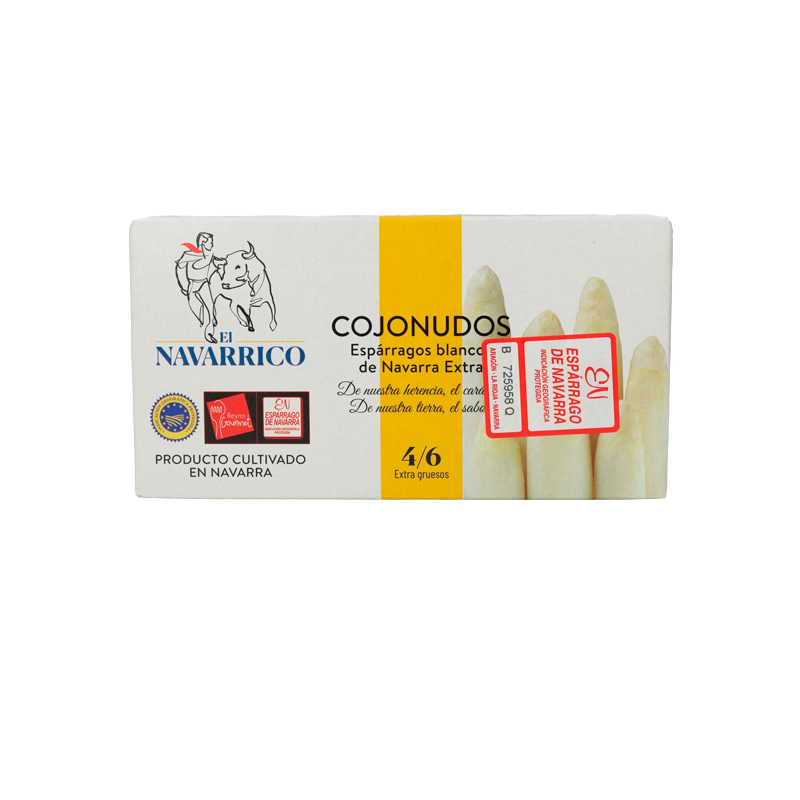 33118 EL NAVARRICO ZEER DIKKE WITTE ASPERGES 68 390GR