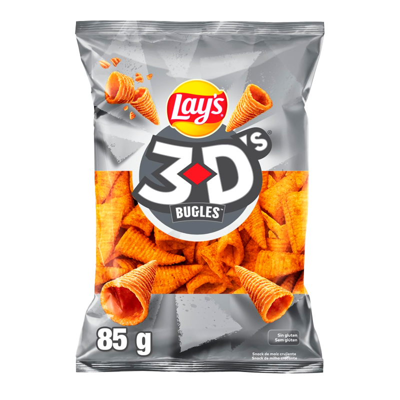 38242 MATUTANO 3D'S HOORNTJES 85 GR ZAKJE