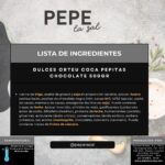38309 DULCES ORTEU COCA PEPITAS CHOCOLATE 500GR