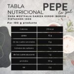 38424 CASA WESTFALIA CABEZA CERDO IBERICO PISTACHOS 100G