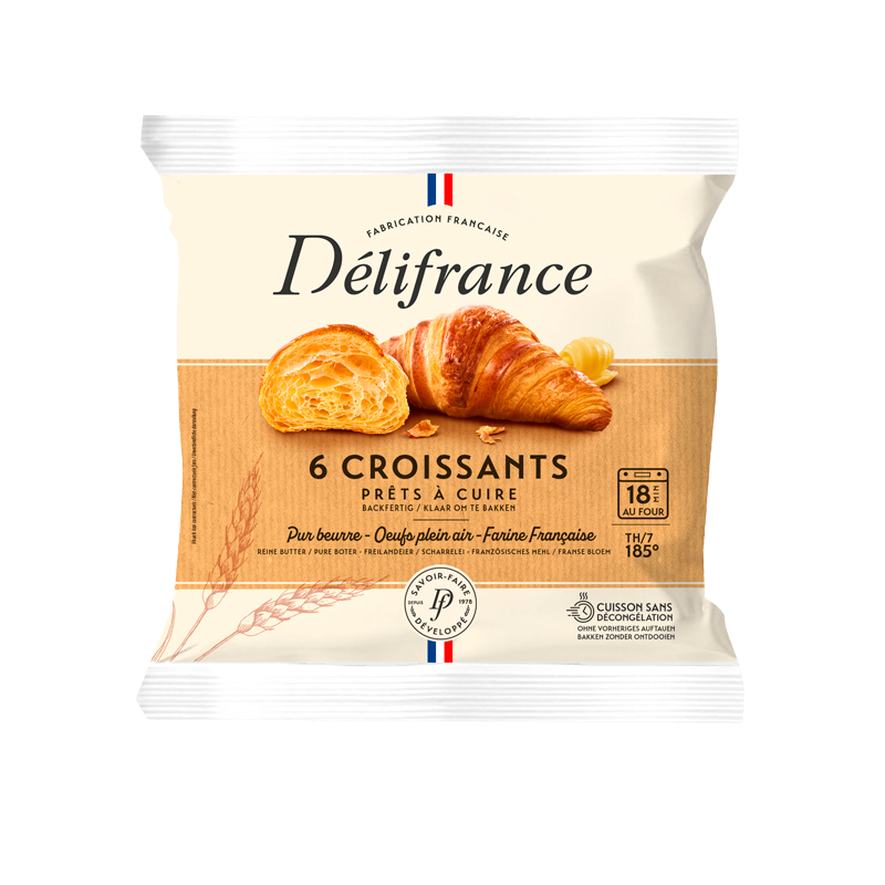 33107 DELIFRANCE 6 CROISSANTS 330GR