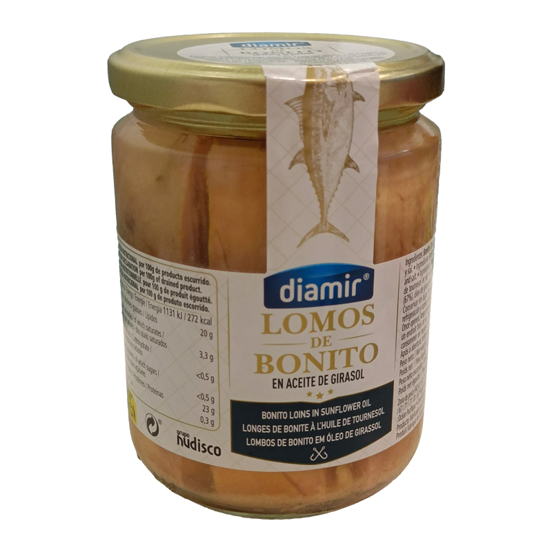 38459 DIAMIR LOMOS BONITO SONNENBLUMENÖL GLAS 400GR