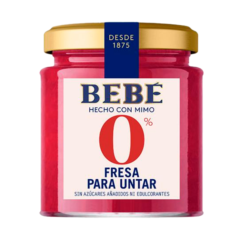 38770 BEBE MERMELADA 0% FRESA 230GR