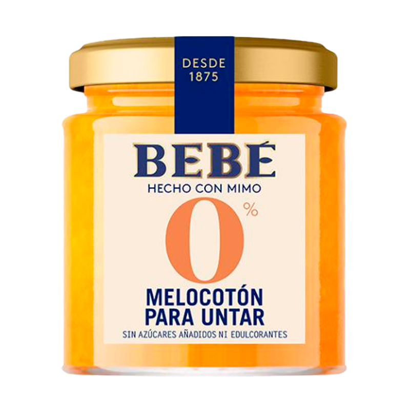 38771 BEBE JAM 0% PEACH 230GR