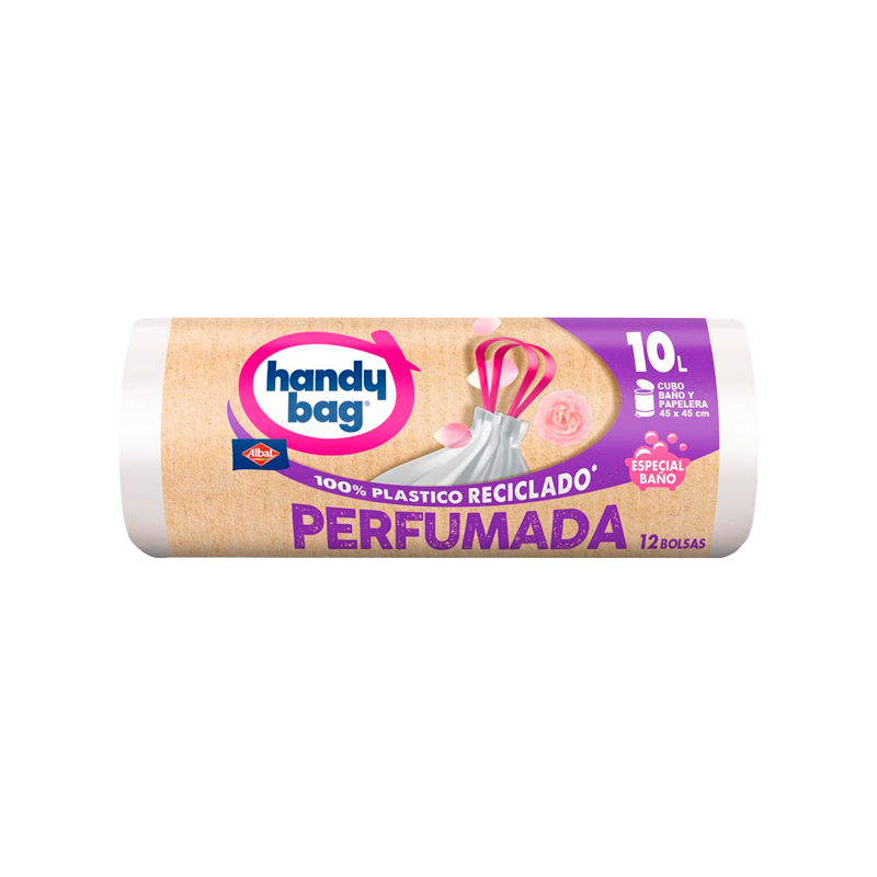 38800 HANDY BAG B. BASURA BAÑO PERFUMADA 10L 12 UNI