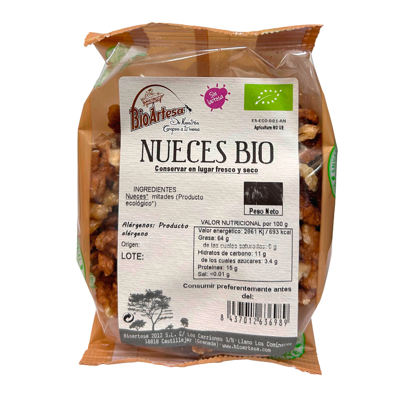 38892 BIOARTESA NUECES MITADES 250GR