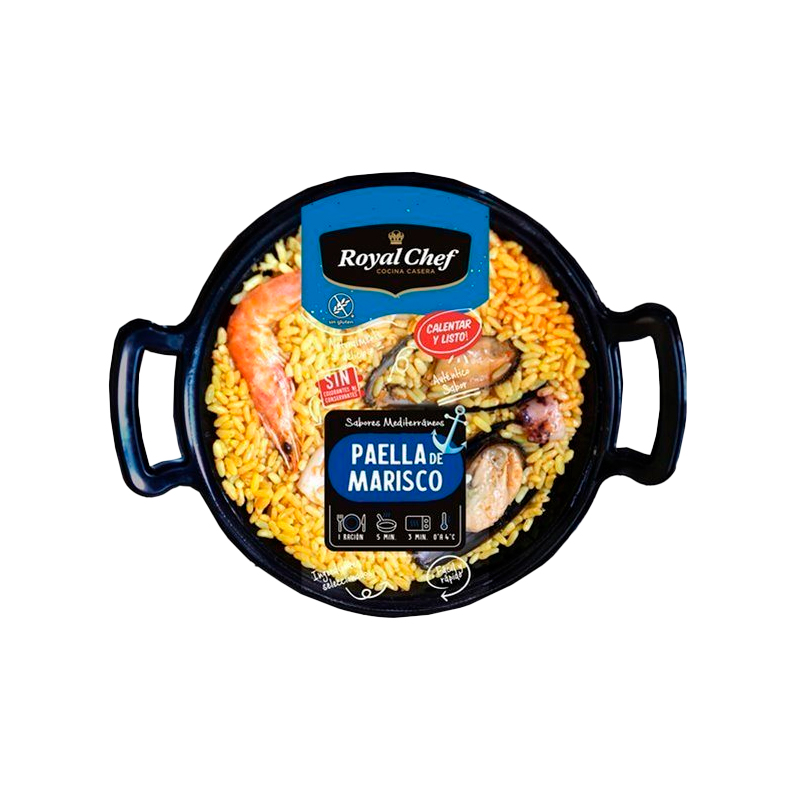 38925 KÖNIGLICHER CHEFKOCH MEERESFRÜCHTE-PAELLA 350GR