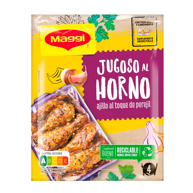 2036985 MAGGI JUICY BAKED WITH GARLIC AND PARSLEY 36GR
