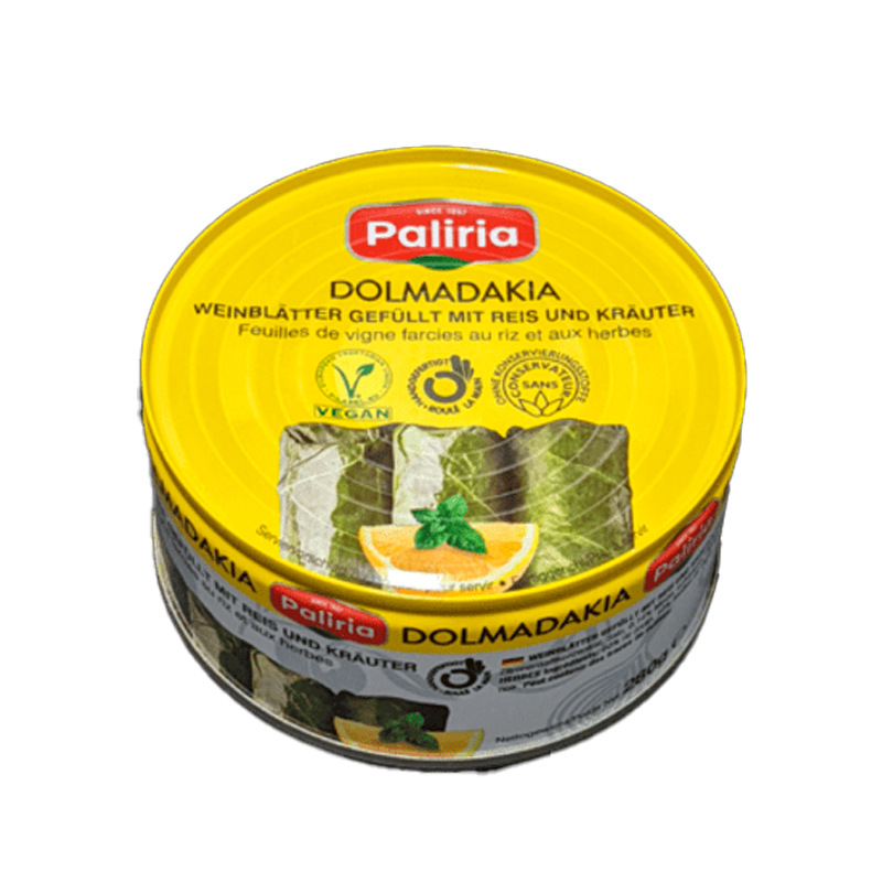 18238 PALIRRIA HOJAS DE PARRA RELL. DE ARROZ 280 GR
