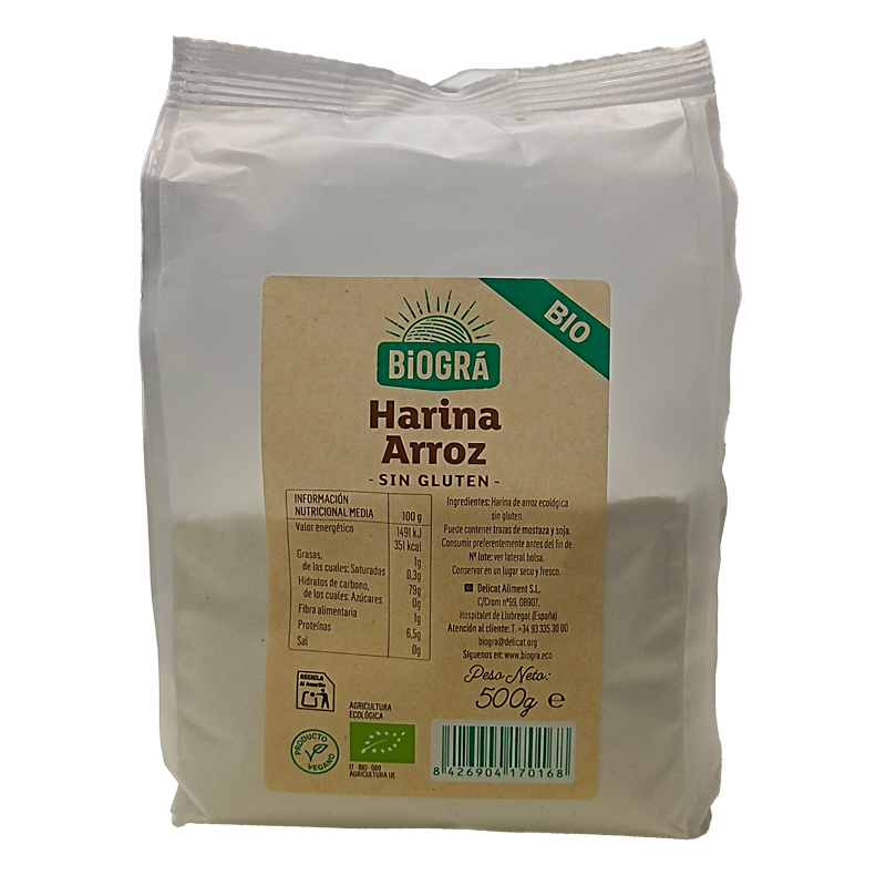 269851 BIOGRA BRAUNES REISMEHL 500GR
