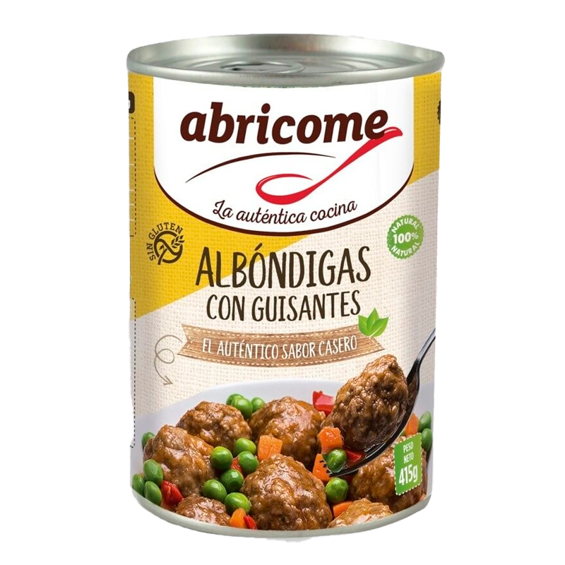 28483 ABRICOME ALBONDIGAS-GUISANTES 415GR