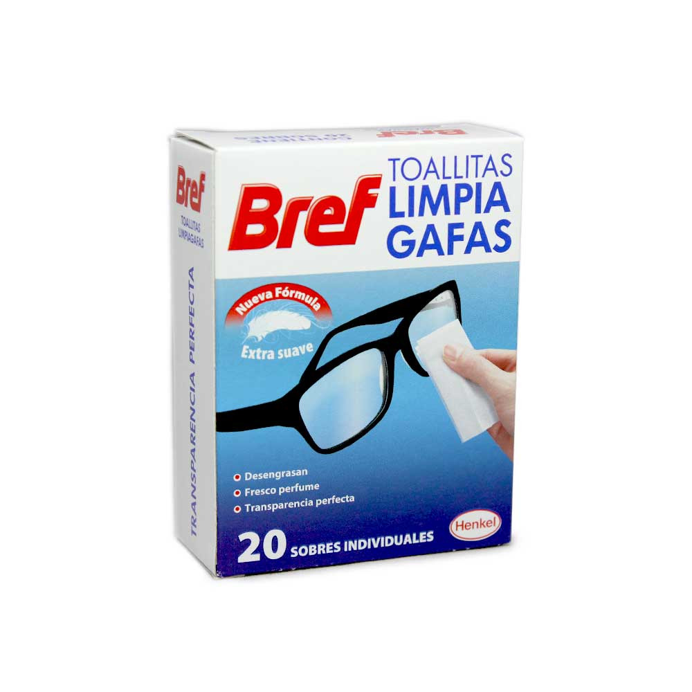 BREF TOALLITAS LIMPIAGAFAS 20SOBRES